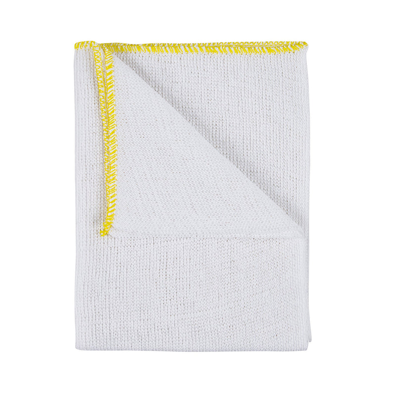 Dishcloth Bleached 40x30cm - Sewn Yellow