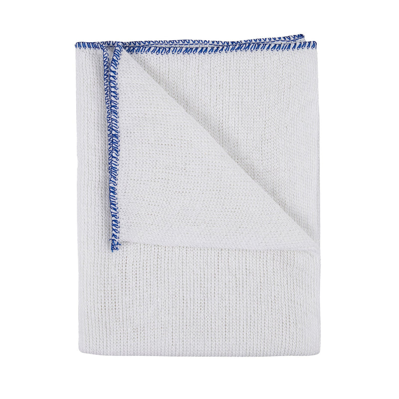 Dishcloth Bleached 45x30cm - Sewn Blue