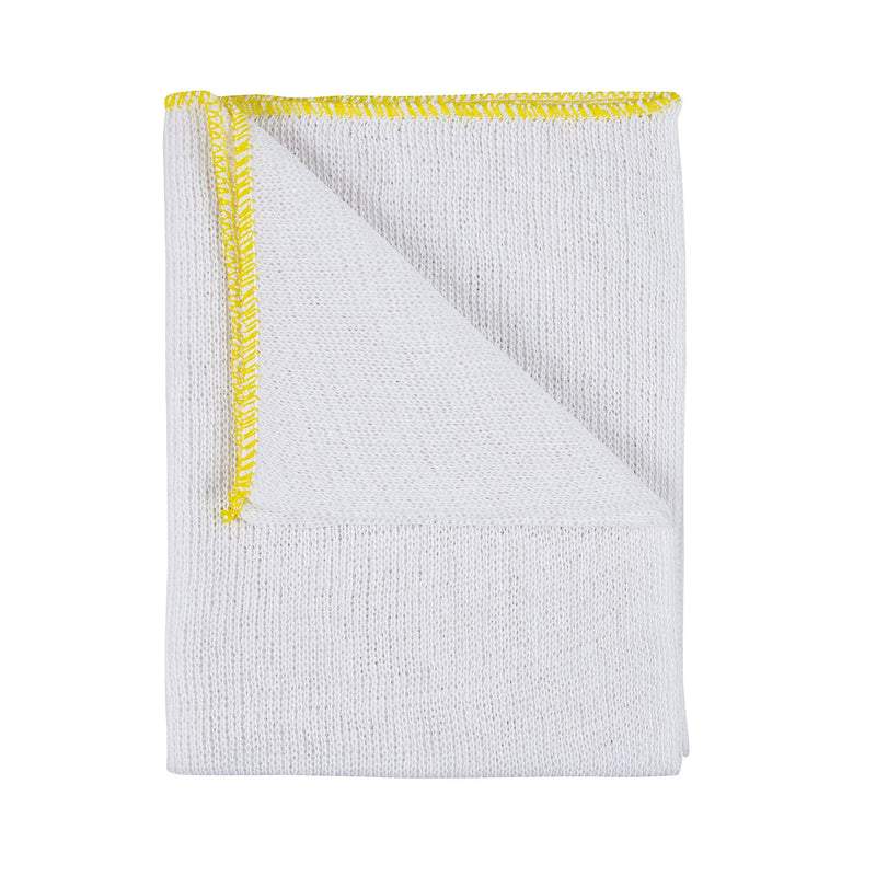 Dishcloth Bleached 50x30cm - Sewn Yellow