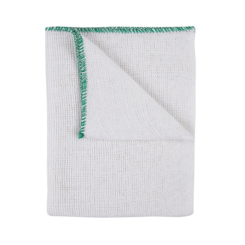 Dishcloth Bleached 45x38cm - Sewn Green