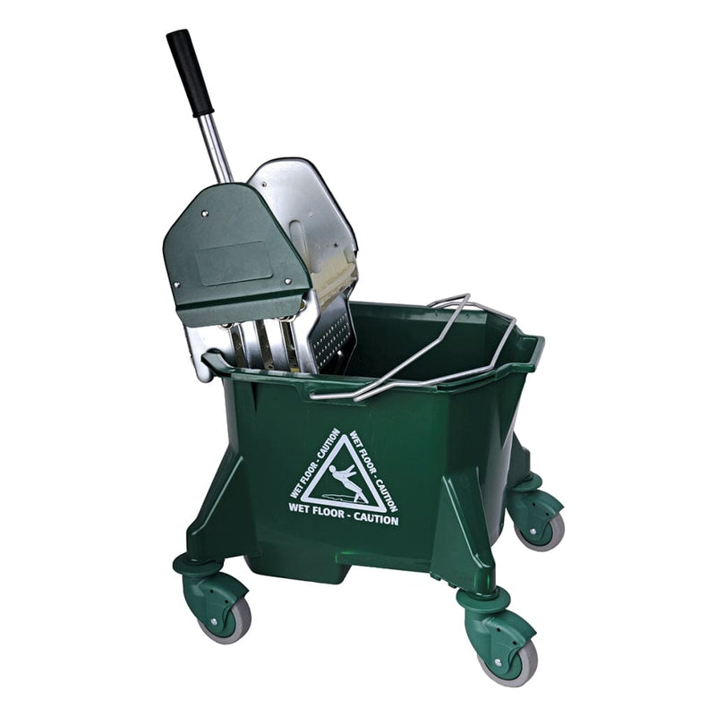 Smoothline Bucket 23 Litre & Ambassador Wringer - Green