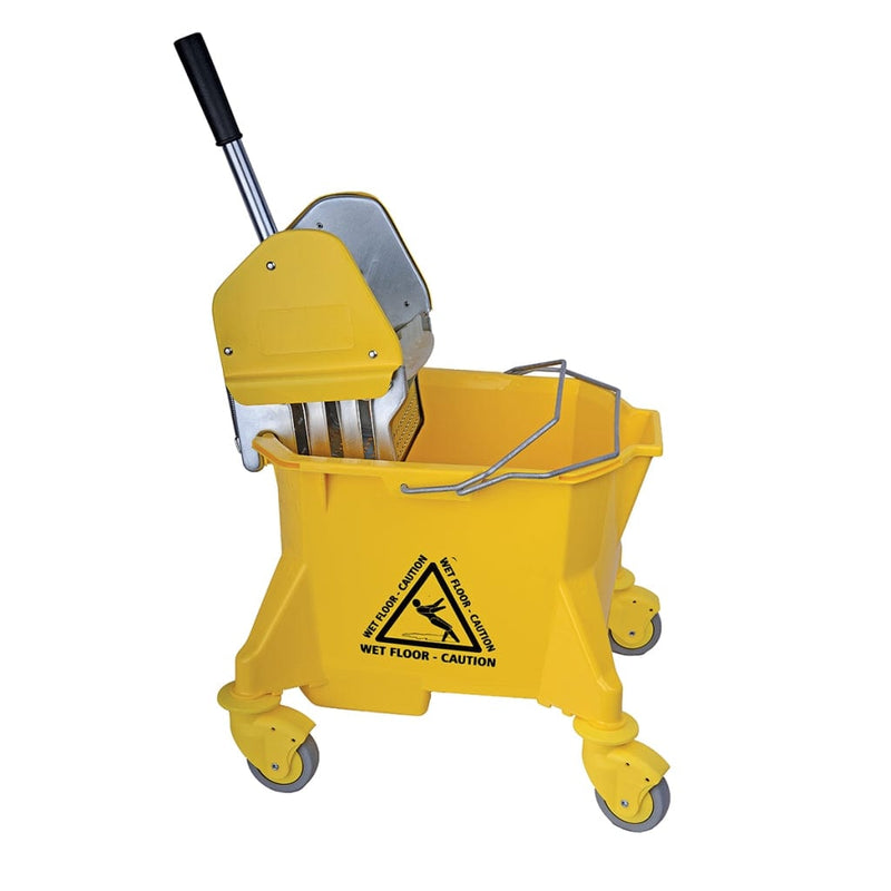 Smoothline Bucket 23 Litre & Ambassador Wringer - Yellow