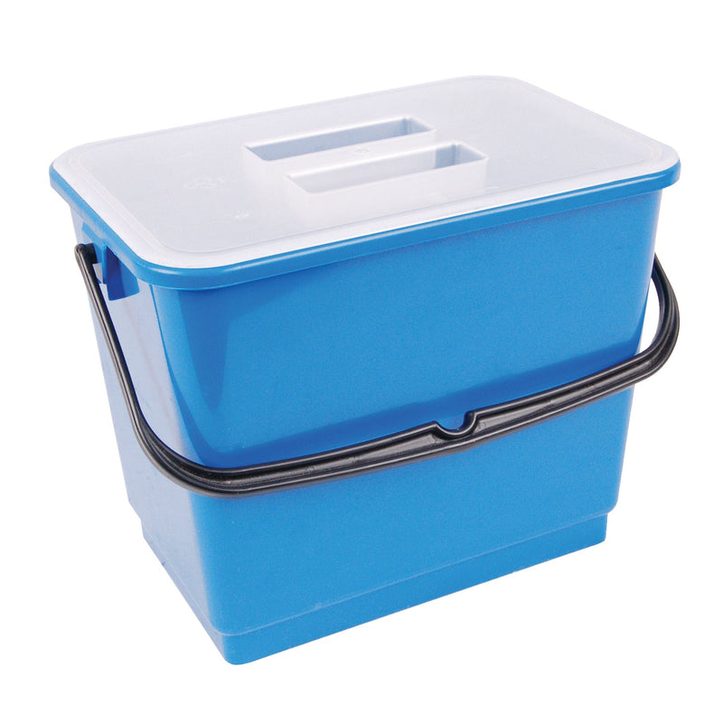 Rokleen Bucket & Lid 12 Litre - Blue