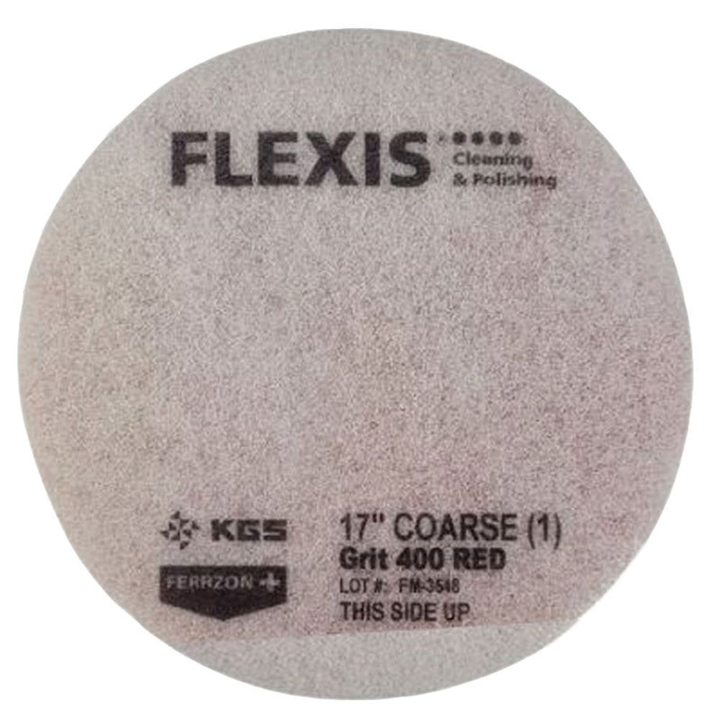 Flexis Ferrzon Diamond Floor Pads - Red Coarse 400 - Pack of 2