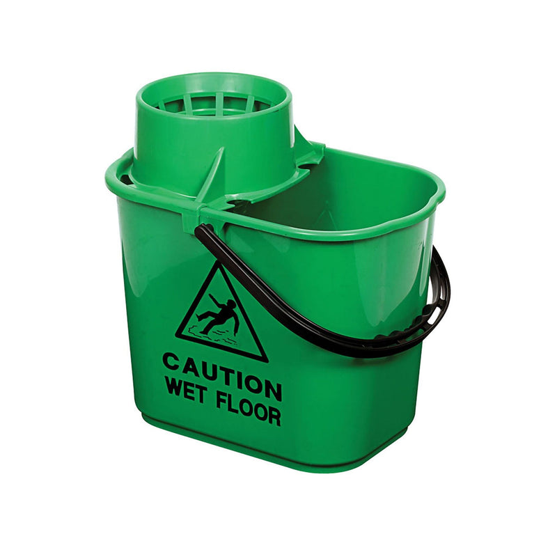 Professional Bucket & Wringer 15 Litre - Green