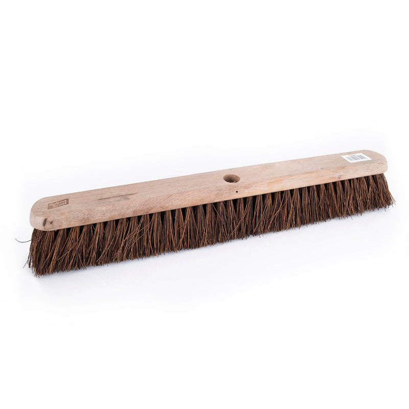 Wooden Platform Broom Only Stiff Bristle With Hole 24"