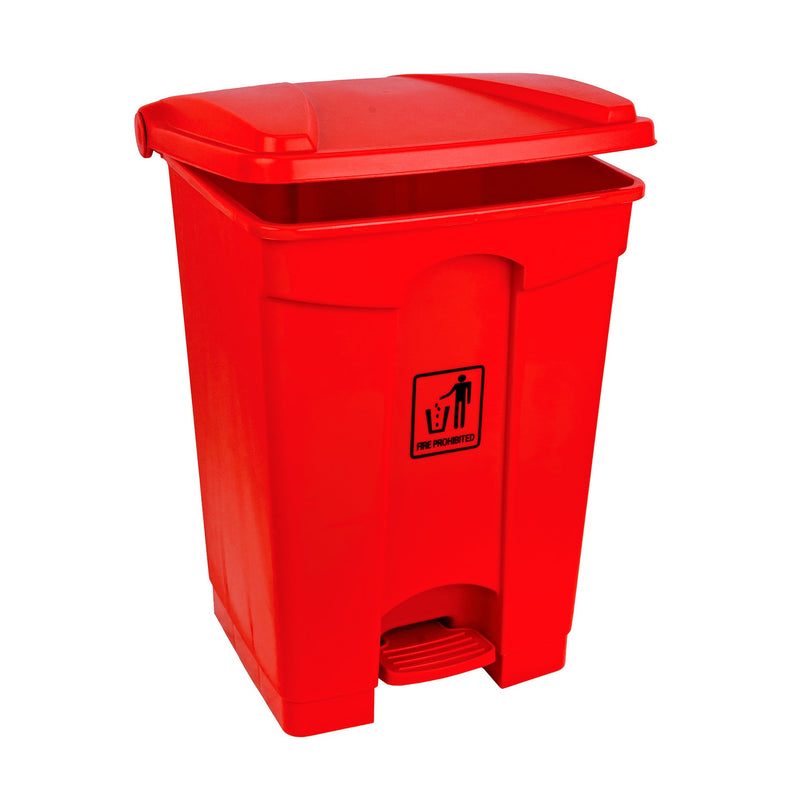 Pedal Bin 45 Litre Red - Single