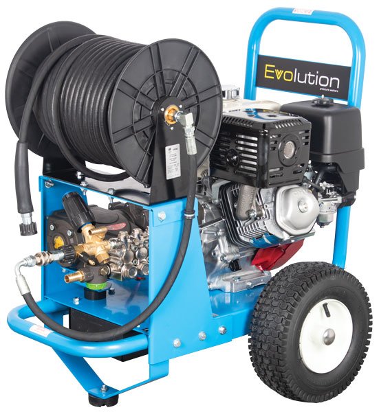 Evolution 2 Honda GX390 Pressure Washer - 21lpm - 200bar - 1450 RPM Gearbox Drive