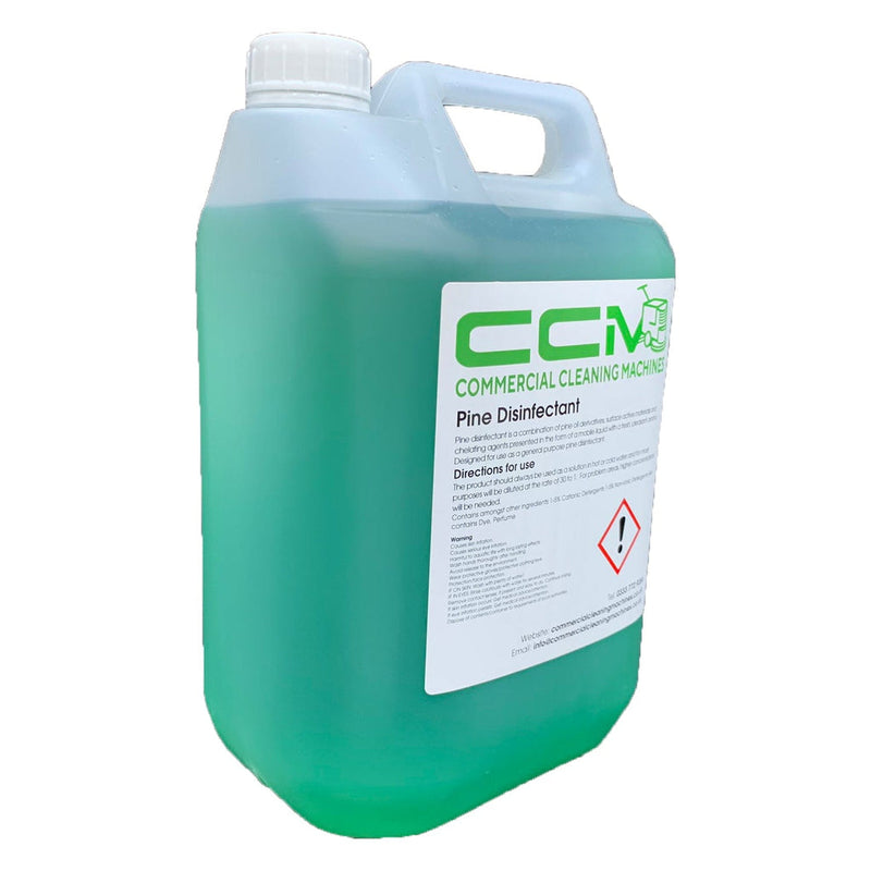 Commercial Cleaning Machines Cleaning Chemicals CCM Pine Disinfectant - 5 Litres - General Purpose Disinfectant 722777681304 J903/5 - Buy Direct from Spare and Square