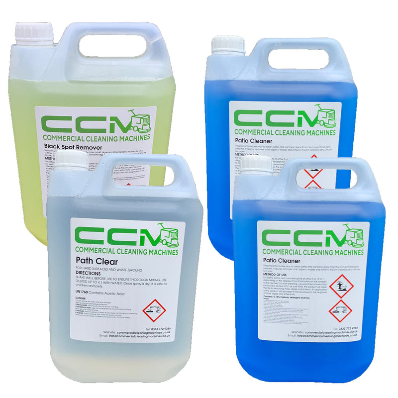 Commercial Cleaning Machines Ultimate CCM Patio Care Pack - Make Your Patio Look Like New CCM-UPC1 - Buy Direct from Spare and Square