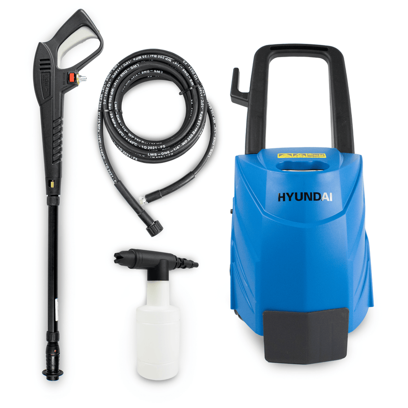 Hyundai Pressure Washer Hyundai 2100psi / 145bar Hot Pressure Washer, 80°c Power Washer - HY145HPW-1 5059608229738 HY145HPW-1 - Buy Direct from Spare and Square