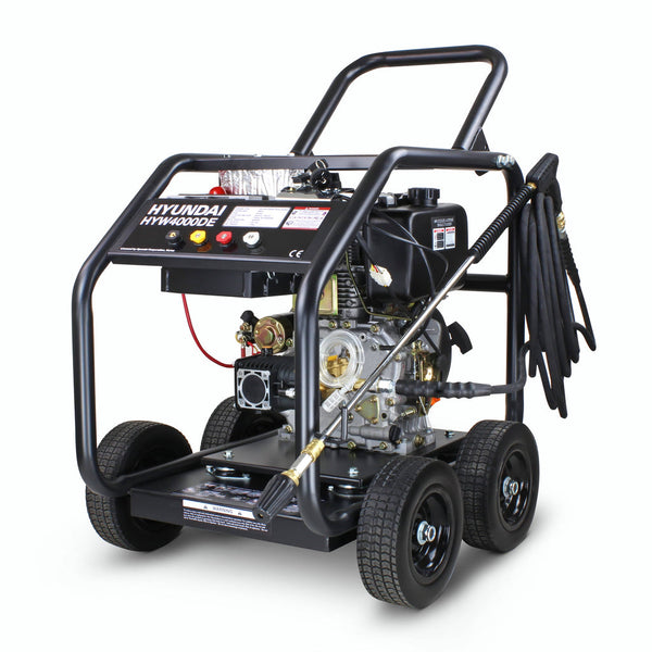 Hyundai Pressure Washer Hyundai 4000psi 498cc 15L/min Diesel Pressure Washer - HYW4000DE 5056275799243 HYW4000DE - Buy Direct from Spare and Square