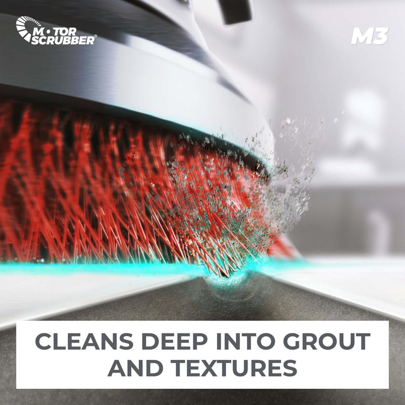 Motor Scrubber Scrubber Dryer MotorScrubber M3M - Portable, Powerful, Commercial Scrubber For Hard To Clean Areas - 70cm - 140cm Handle M3M - Buy Direct from Spare and Square