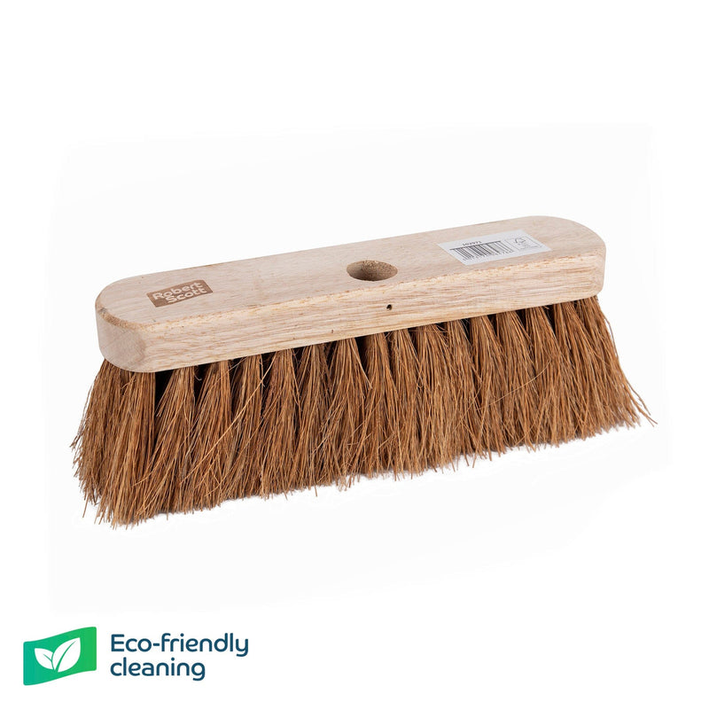 Robert Scott Brooms 10" Wooden Broom - Box of 12 - Buy Direct from Spare and Square