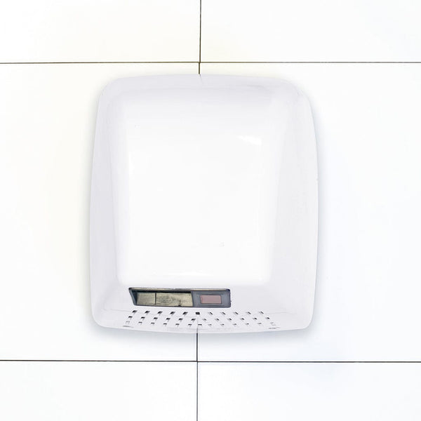 Robert Scott Hand Dryer White White Steel Hand Dryer 100023-White - Buy Direct from Spare and Square