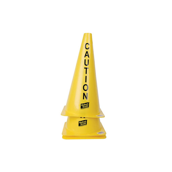 Robert Scott Safety Signs Stackable Caution Cone - Box of 10 101464 - Buy Direct from Spare and Square