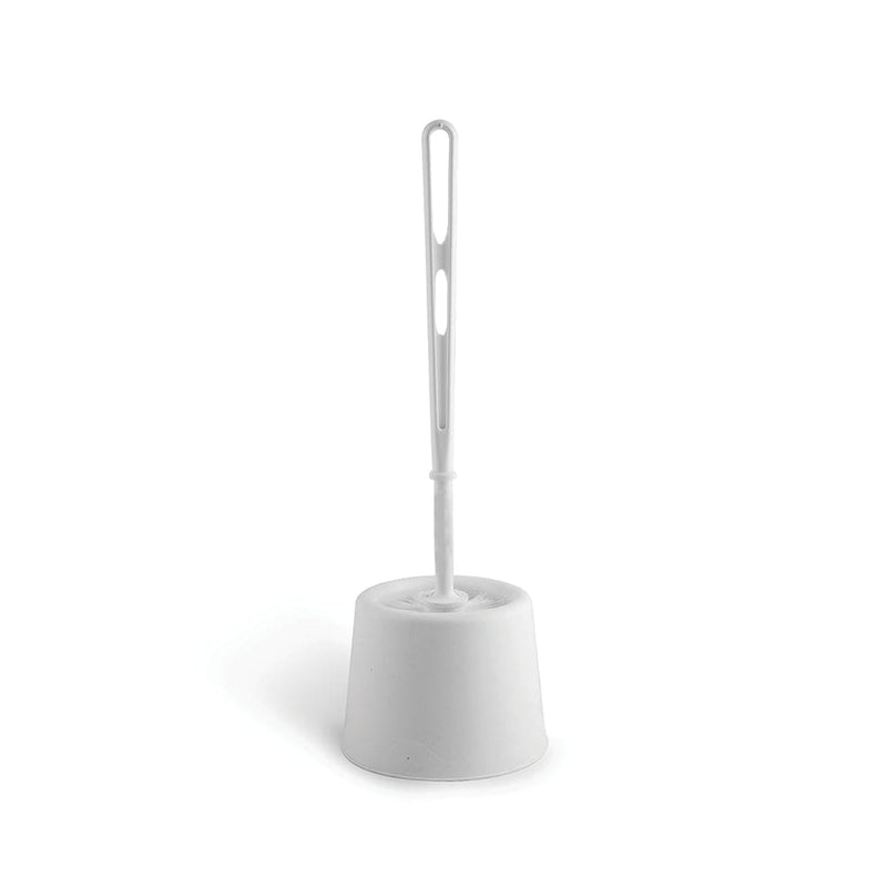 Robert Scott Toilet Brush White Contract Toilet Brush & Holder - Box of 24 5013174060416 102963-White - Buy Direct from Spare and Square