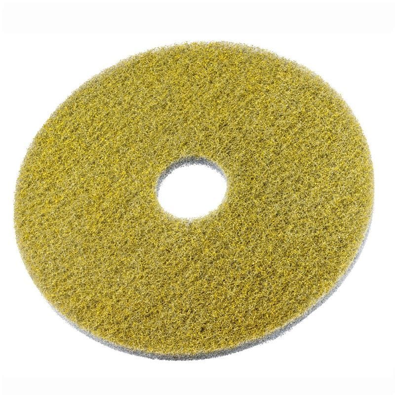 Spare and Square Scrubber Dryer Spares 6 inch HTC Twister Diamond Floor Pads - Yellow Pads - Pack of 2 211755 - Buy Direct from Spare and Square