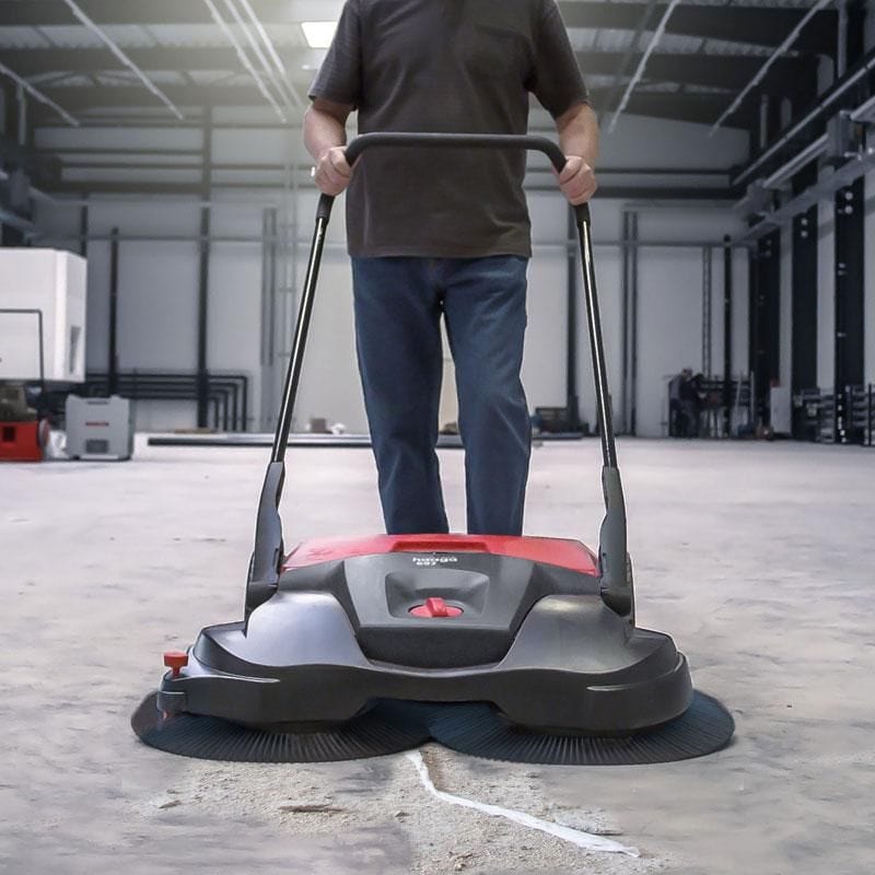 Haaga Sweeper Haaga 697 Profi Plus Battery Powered Powerful Indoor or Outdoor Sweeper Haaga 697 - Buy Direct from Spare and Square